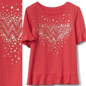 GAP Kids Collab DC Comics Wonder Woman Girls Shirt